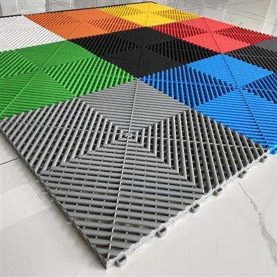 Tapete de garagem PP com intertravamento